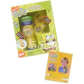 Click here to buy Spongebob Explorer Flashlight, Bonus Mini Silly Spring by Nick Jr..