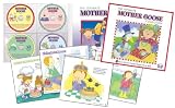 Ultimate Mother Goose Collection Nursery Rhyme Book & 4 CD Set