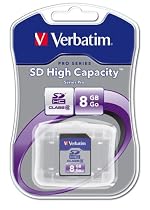 Verbatim - 47176 - Secure Digital Card - High Capacity (SDHC) - CLASS 6 - 8 Go