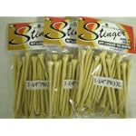 Stinger Golf Tees 3 1/4" Inch Pro XL 3 Pack 3pk New