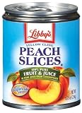 Libby's Peaches Sliced In Pear juices Concentrate, 8 oz Cans, 12 ct (Quantity of 1)