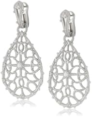 Judith Ripka "Lace" Lace Drop Earrings