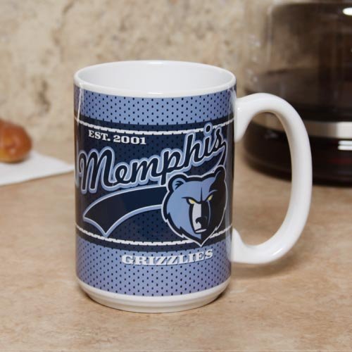 NBA Memphis Grizzlies 15oz. Ceramic Jersey Mug