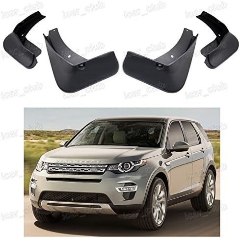 4x Mud Flaps Splash Guard Fender Mudguard Front &amp; Rear for Land Rover Discovery Sport 2015 2016