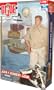 Hasbro Year 2000 G.I. Joe 12 Inch Tall Action Figure - John F. Kennedy as PT 109 Boat Commander with Tropical Issue Khaki Trousers, Jacket, Sunglasses, Utility Cap, K-Bar Knife and Sheath, .38 Cal. Pistol and Holster, Web BElt, Operations Map, Miniature Replica of the Coconut Husk, Boots and Navy Dog Tags