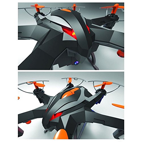 Imagen 3 de ILov Yizhan i6s Mini Helicopter Drone 2.4G RC Hexacopter with 6 Axis Gyro 3D Roll 2.0MP Camera (Pack 1, Negro)