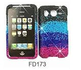 HTC DESIRE HD/INSPIRE 4G A9191 FULL DIAMOND CREYSTAL BLACK /LIGHT BLUE/ BLU ....