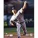 Steiner Sports MLB Clayton Kershaw Grey Jersey Pitching Vertical Autographed 8-by-10-Inch Photograph