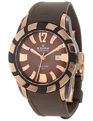 Edox Womens 37007 357BR BRIR Royal Lady Date Automatic Watch