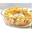 Luigi Bormioli Gallerie 11-Inch Chip and Dip Server