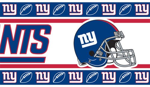 Sports Coverage New York Giants Team Wall Border