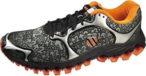 K-Swiss Men's Tubes 100 Dustem Running shoe,Black/Orange,8 M US