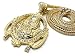 Wiz Khalifa's Zig Zag Man Anh?nger w/Franco Kette Gold/Clear