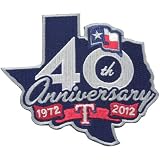 2012 Texas Rangers 40th Anniversary Patch