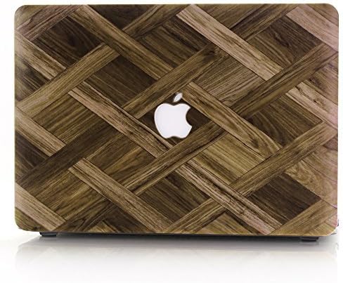 MacBook Case, Kuaguoyi Wood Grain Anti-Scratch Hard Case Cover Skin for MacBook (Wooden Grain 3, MacBook Air 13 inch)