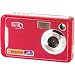Digital Concepts 4.1 mp Point & Shoot Digital Still Camera with Zoom, Digital Clips, Color 1.5" TFT Screen, Red