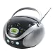Coby Portable MP3/CD Player with AM/FM Radio - Black (MPCD471)