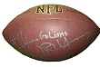 Detroit Lions Titus Young Autographed NFL Wilson Composite Football Featuring "Go Lions" Inscription! Proof Photo