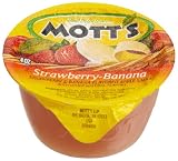 Mott's Strawberry Banana Apple Sauce, 4-Ounce Cups (Pack of 72)