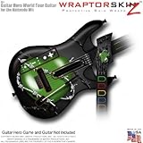 Barbwire Heart Green Skin fits Band Hero, Guitar Hero 5 & World Tour Guitar ....