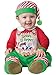 InCharacter Costumes Baby's Santa's Lil' Helper Costume, Red, Small