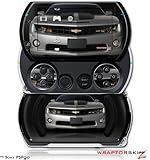PSPgo Skin and Screen Protector Kit 2010 Chevy Camaro Silver - Black Stripe ....