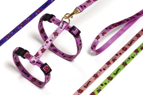 Karlie 42018 Katzengeschirr 10 mm, Leine 110 cm Motiv Bl&uuml;mchen, rosa Preisvergleich