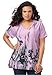Roamans Women's Plus Size Print Slub Tunic