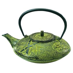 Old Dutch 38-Ounce Cast-Iron Nobility Teapot, Moss Green by Irons