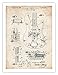 FENDER PRECISION BASS GUITAR POSTER 1961 US Patent Art Print Vintage Reproduction Gift Pbass, 18 by 24 inches