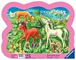 Playful Ponies Contour Frame Puzzle