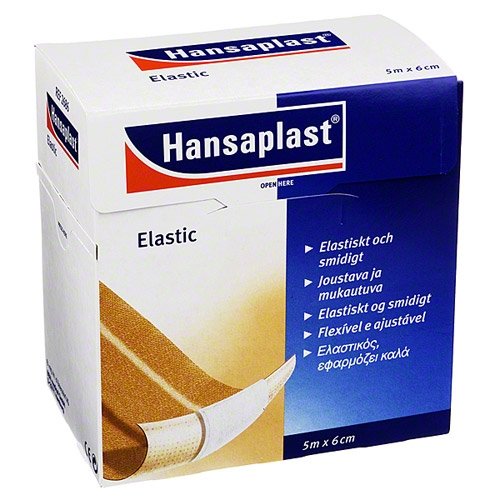 Hansaplast Elastic 5m x 6cm, 1 St