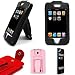 PCMICROSTORE Brand Apple Ipod Touch Carrying Case for Apple 8gb 16Gb 32gb Leather Carring Case with Touch Screen Protector Shield - 3 Color Choices (1st Generation ONLY)