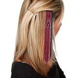 MLB Los Angeles Angels of Anaheim Ladies Red-Navy Blue Sports Extension Hair Clips