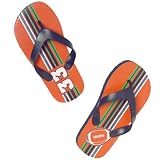 sport stripe flip flops