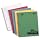 TOPS Kraft Notebook, 9 x 11 Inch, 3-Hole Punched, College Rule, 80 Sheets, Assorted Colors (65130)