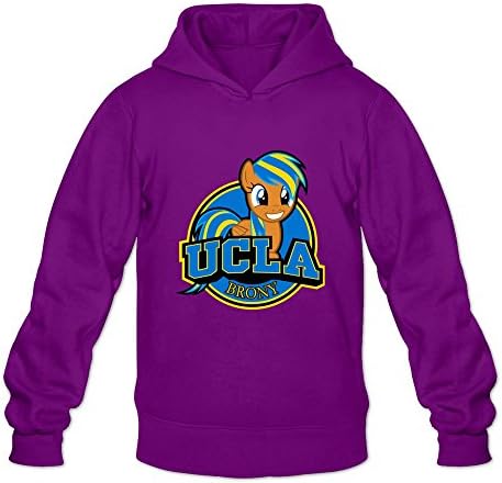 FANNG Men's NCAA UCLA Logo Hoodie Purple XL