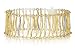 14 Karat Yellow Gold Matte-Finish Hand-Crafted Designer Bracelet, Enhanced with Pave Set Curved Diamond Links.