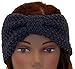 BWH Adult Crochet Bow Knot Headband/Ear Warmer (One Size)