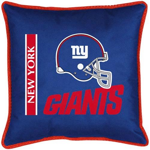 New York Giants Sideline Decorative Pillow Royal Blue18 X 18 Square