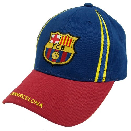 FC BARCELONA SOCCER OFFICIAL LOGO ADJUSTABLE HAT CAP