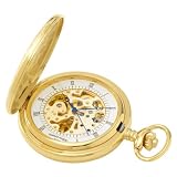 Charles-Hubert, Paris Gold-Plated Mechanical Pocket Watch