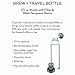 Teabloom Hot & Cold Brew Glass Travel Bottle (20 oz) - Includes Loose Leaf Tea Stainless Steel Filter Basket & Insulating Sleeve - Great for Tea, Coffee, Fruit, Water, Hot or Cold Drinks