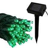 Flipo Solar 50 LED String Light, Green