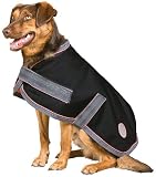 Weatherbeeta Fleece Dog Blanket - Black/Coral