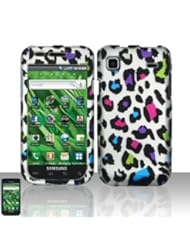Wireless: Rubberized Blue Pink Purple Green Colorful Leopard Snap on Design Case Hard Case Skin Cover Faceplate for T-mobile Samsung Galaxy S Vibrant T959/Samsung Galaxy S 4G - Shoparound168