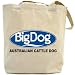 Canvas Tote Bag Beige  Big Dog : Australian Cattle Dog  Dog