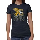 NCAA Canisius College Golden Griffins Ladies Distressed Primary Junior's Tri-Blend T-Shirt - Navy Blue