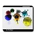 3D CG Mousepad, Image Entitled: Spheres Coloured
