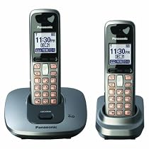 Panasonic Dect 6.0 Expandable Digital Cordless Phone with 2 Handsets (KX-TG6412M)
